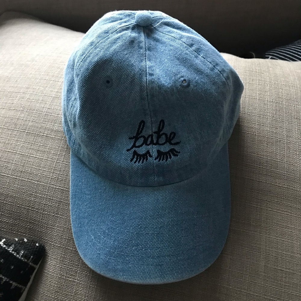 Urban Outfitters babe denim hat